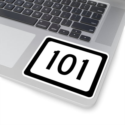 WV-101 (Virginia) (Road Sign) STICKER Vinyl Kiss-Cut Decal