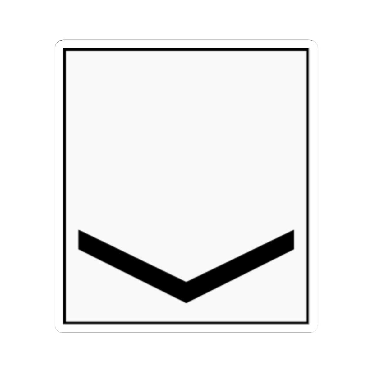 Kenya AirForce OR 3 (Kenya) (Military Rank) STICKER Vinyl Kiss-Cut Decal