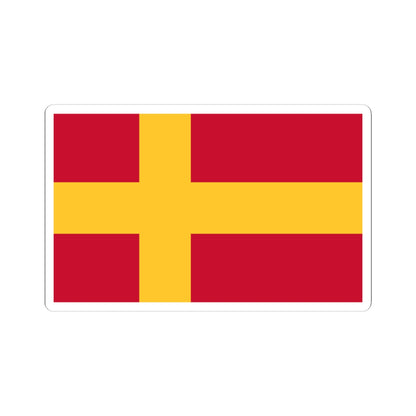 Flag of the Finland Swedes (Finland) STICKER Vinyl Kiss-Cut Decal