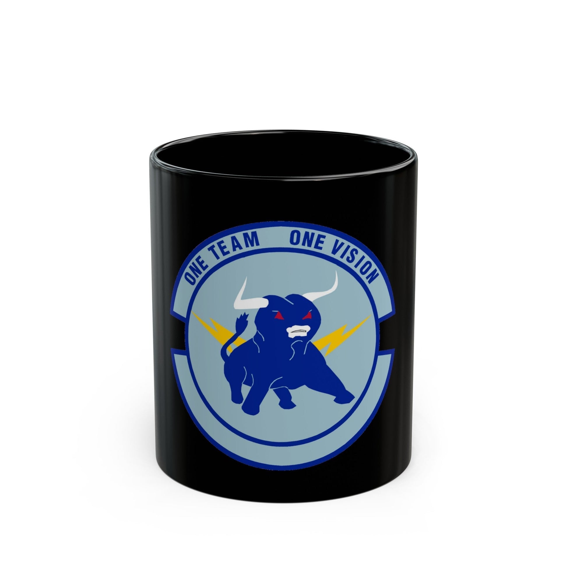 325 Civil Engineer Squadron AETC (U.S. Air Force) Black Coffee Mug-11oz-The Sticker Space