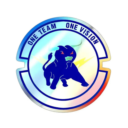 325 Civil Engineer Squadron AETC (U.S. Air Force) Holographic STICKER Die-Cut Vinyl Decal 4 Inch Holographic - The Sticker Space
