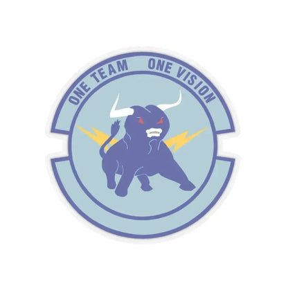 325 Civil Engineer Squadron AETC (U.S. Air Force) STICKER Vinyl Kiss-Cut Decal 3 Inch Transparent - The Sticker Space