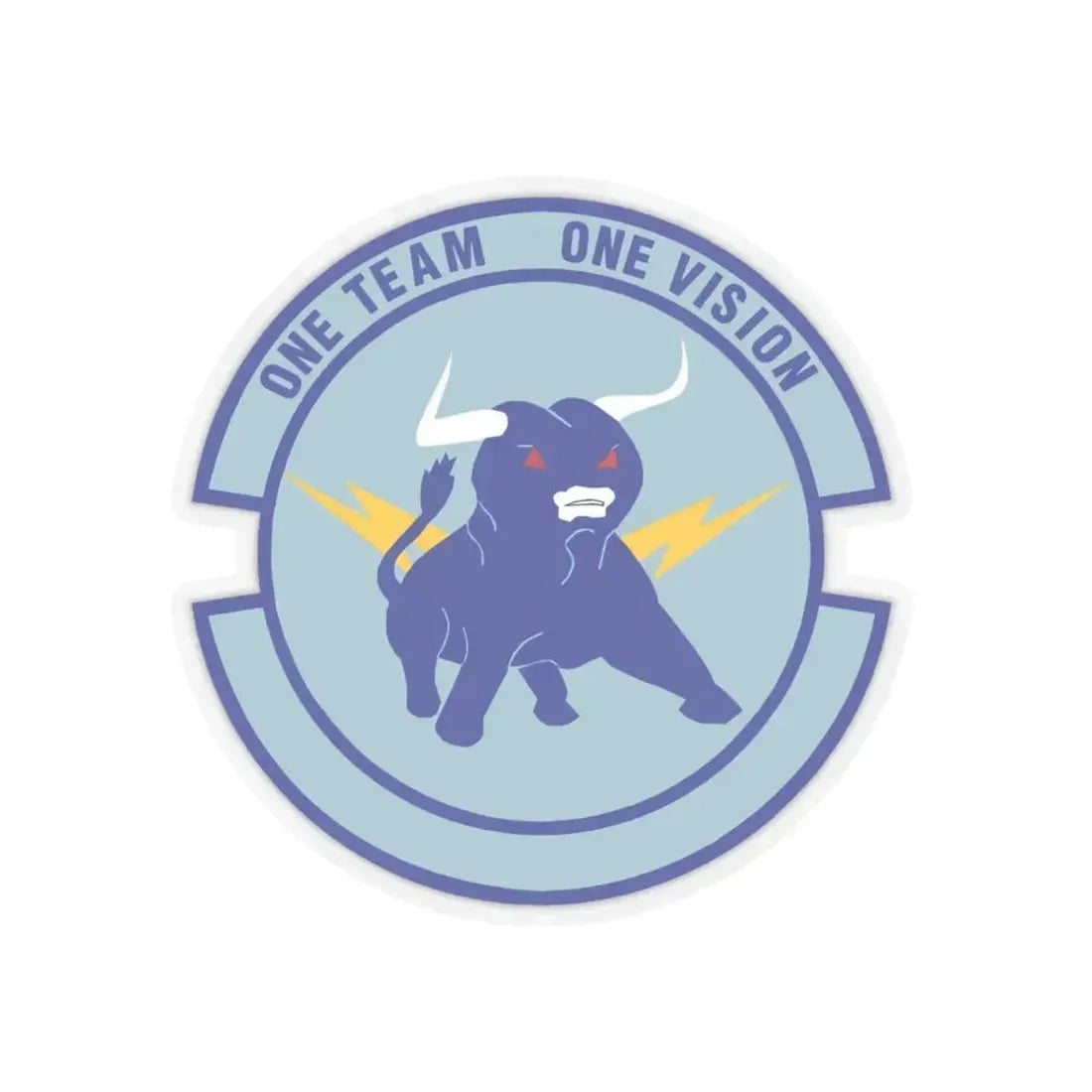 325 Civil Engineer Squadron AETC (U.S. Air Force) STICKER Vinyl Kiss-Cut Decal 4 Inch Transparent - The Sticker Space