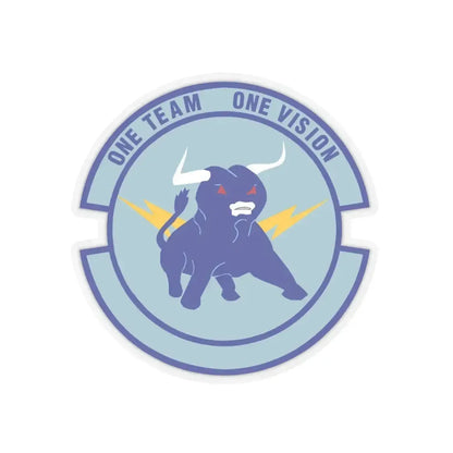 325 Civil Engineer Squadron AETC (U.S. Air Force) STICKER Vinyl Kiss-Cut Decal 6 Inch Transparent - The Sticker Space