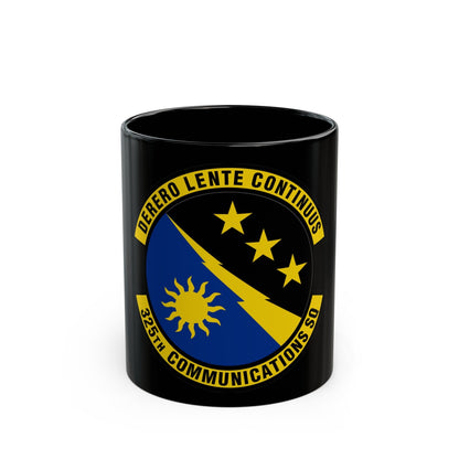 325 Communications Squadron ACC (U.S. Air Force) Black Coffee Mug-11oz-The Sticker Space