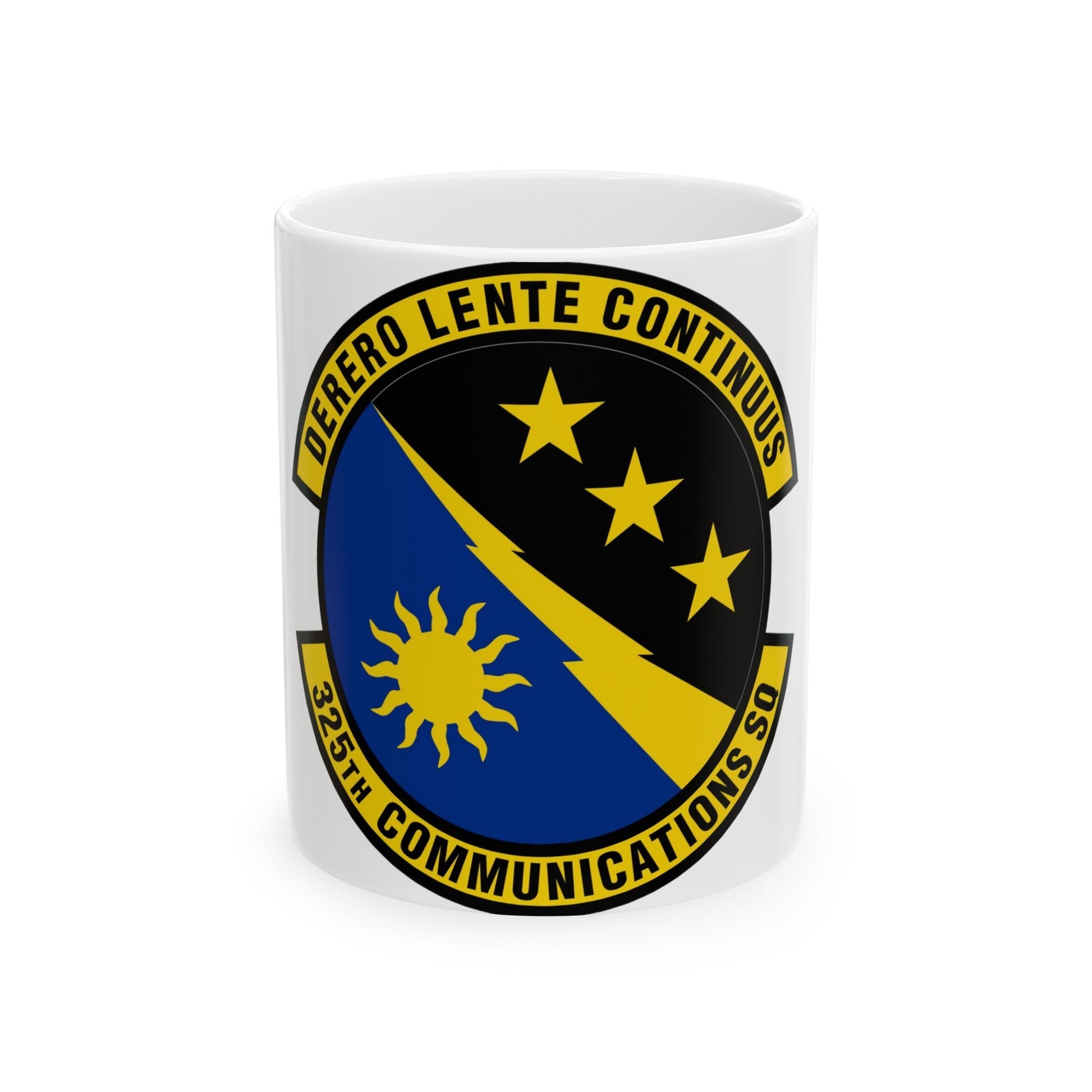 325 Communications Squadron ACC (U.S. Air Force) White Coffee Mug-11oz-The Sticker Space