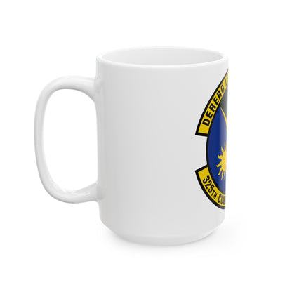 325 Communications Squadron ACC (U.S. Air Force) White Coffee Mug-The Sticker Space