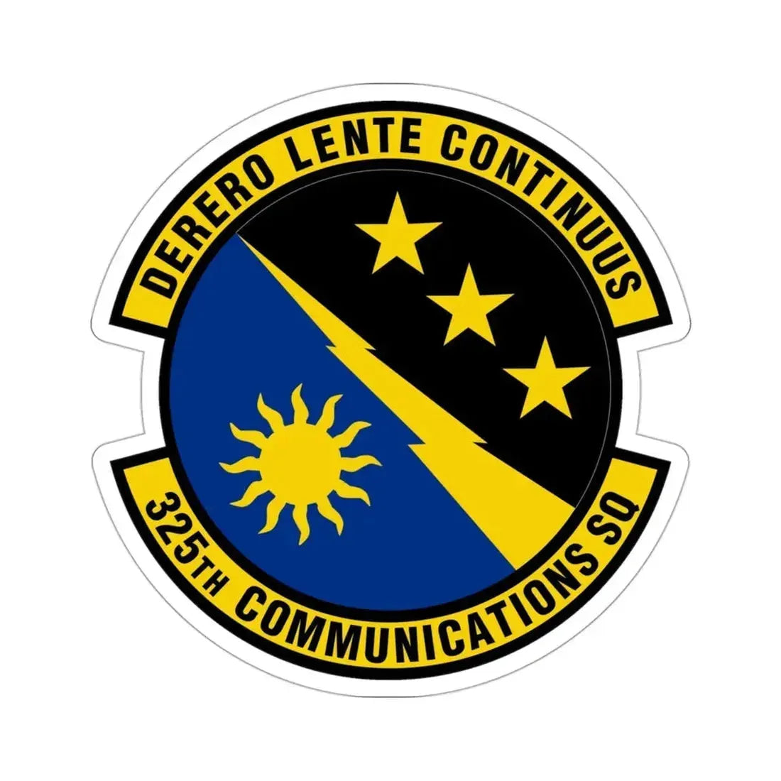 325 Communications Squadron ACC (U.S. Air Force) STICKER Vinyl Die-Cut Decal - The Sticker Space