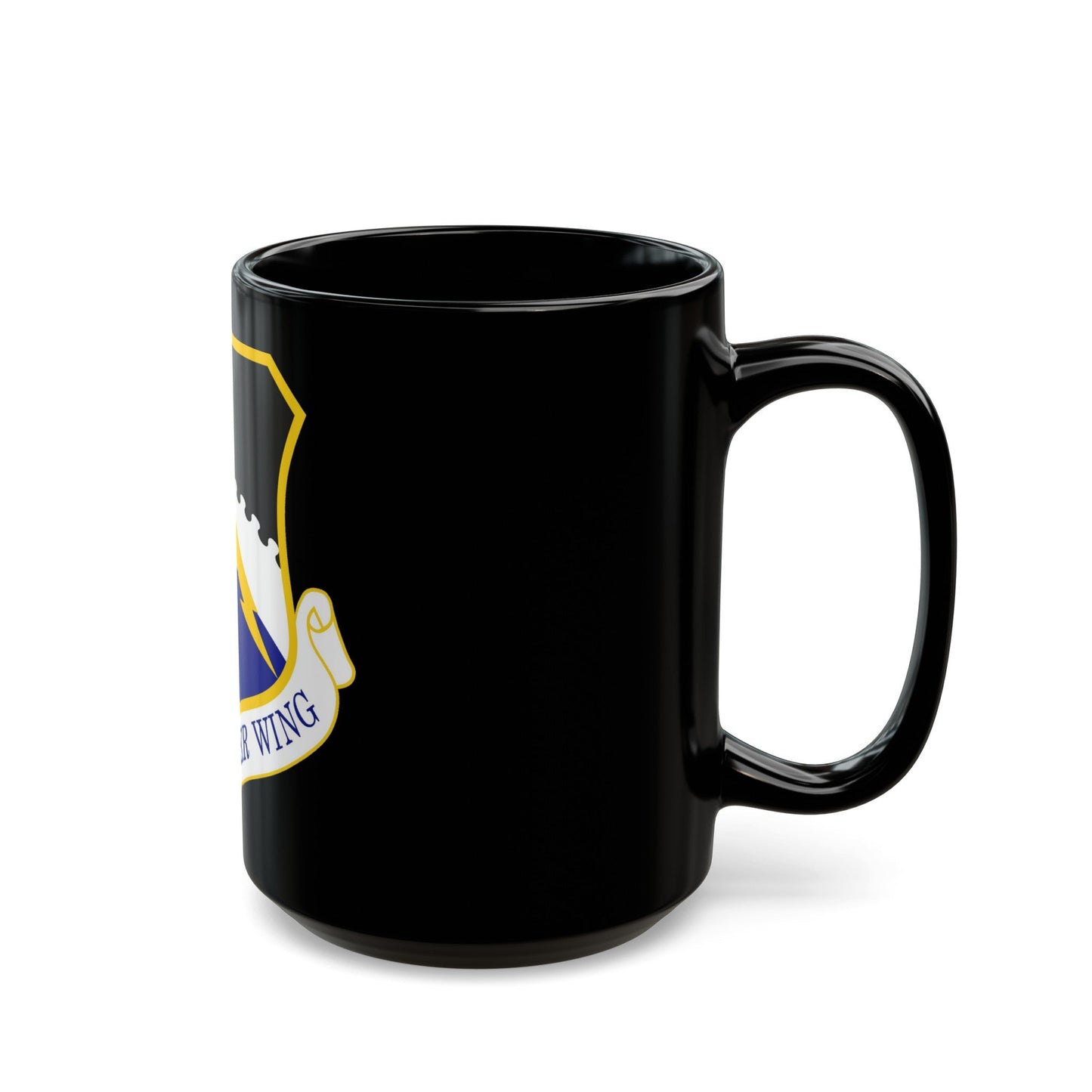 325 Fighter Wing ACC (U.S. Air Force) Black Coffee Mug-The Sticker Space