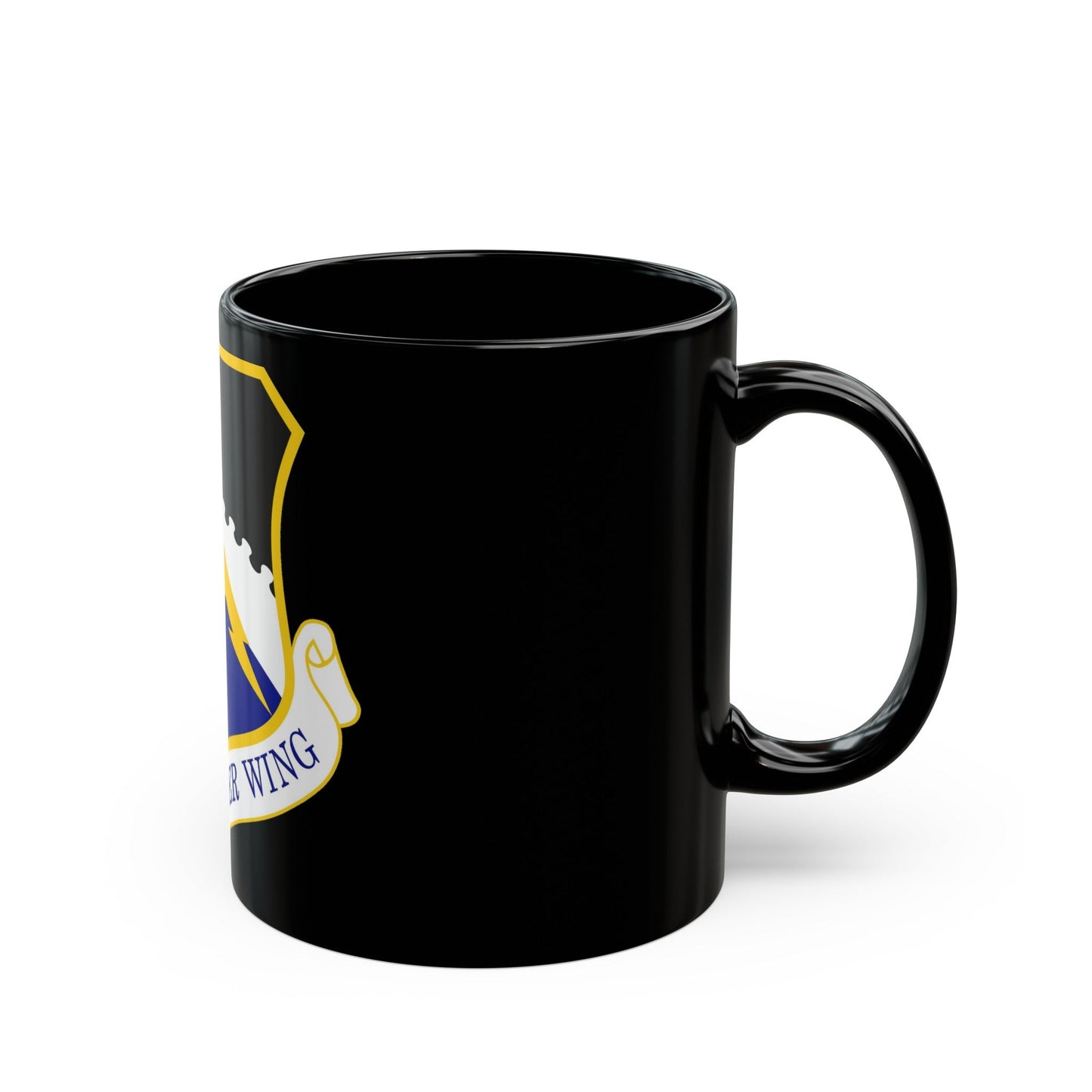 325 Fighter Wing ACC (U.S. Air Force) Black Coffee Mug-The Sticker Space