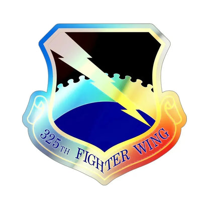 325 Fighter Wing ACC (U.S. Air Force) Holographic STICKER Die-Cut Vinyl Decal - The Sticker Space