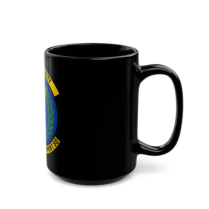 325 Force Support Squadron AETC (U.S. Air Force) Black Coffee Mug-The Sticker Space