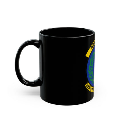 325 Force Support Squadron AETC (U.S. Air Force) Black Coffee Mug-The Sticker Space