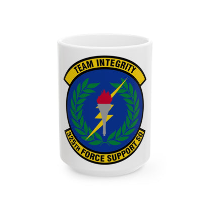 325 Force Support Squadron AETC (U.S. Air Force) White Coffee Mug-15oz-The Sticker Space