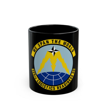 325 Logistics Readiness Squadron ACC (U.S. Air Force) Black Coffee Mug-11oz-The Sticker Space