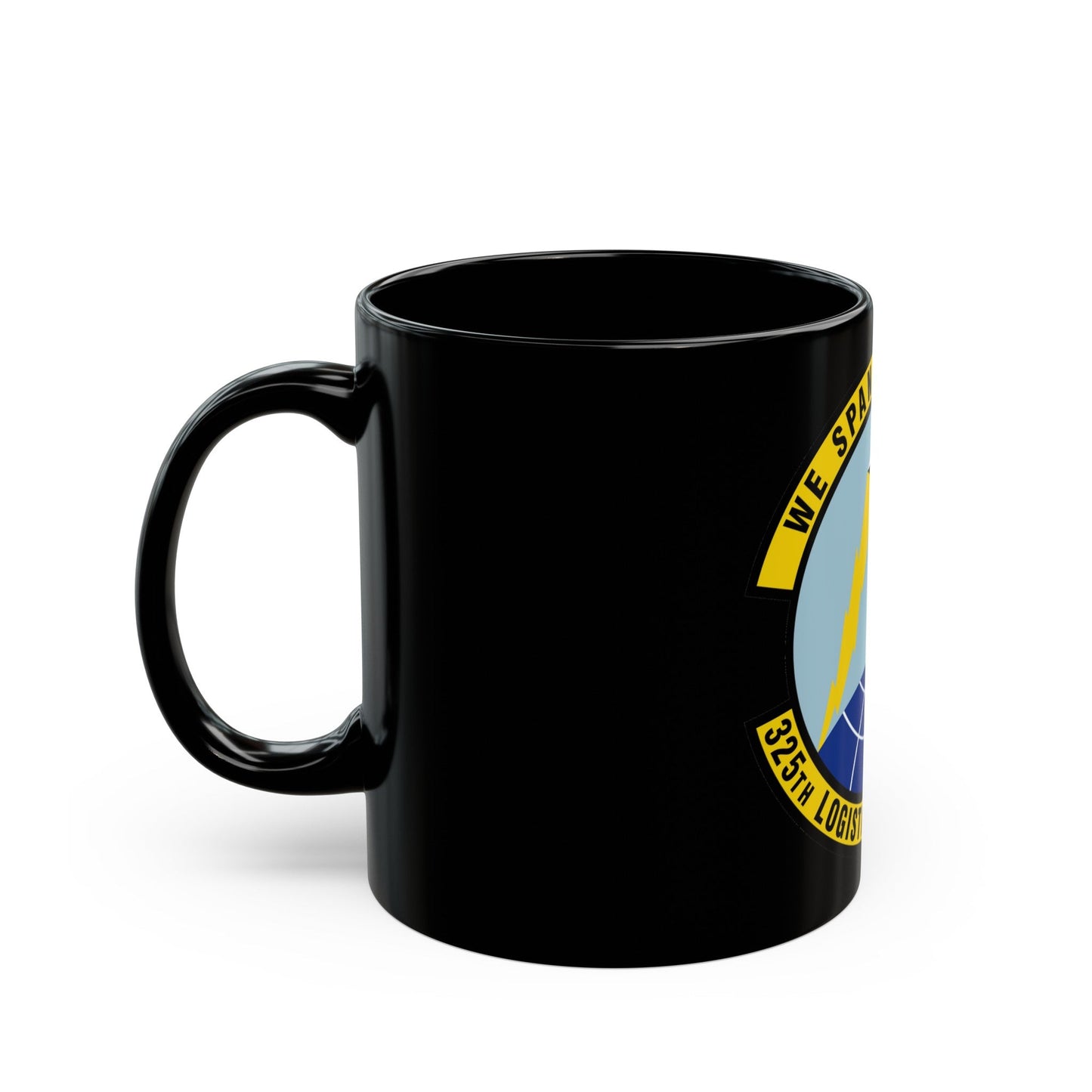 325 Logistics Readiness Squadron ACC (U.S. Air Force) Black Coffee Mug-The Sticker Space