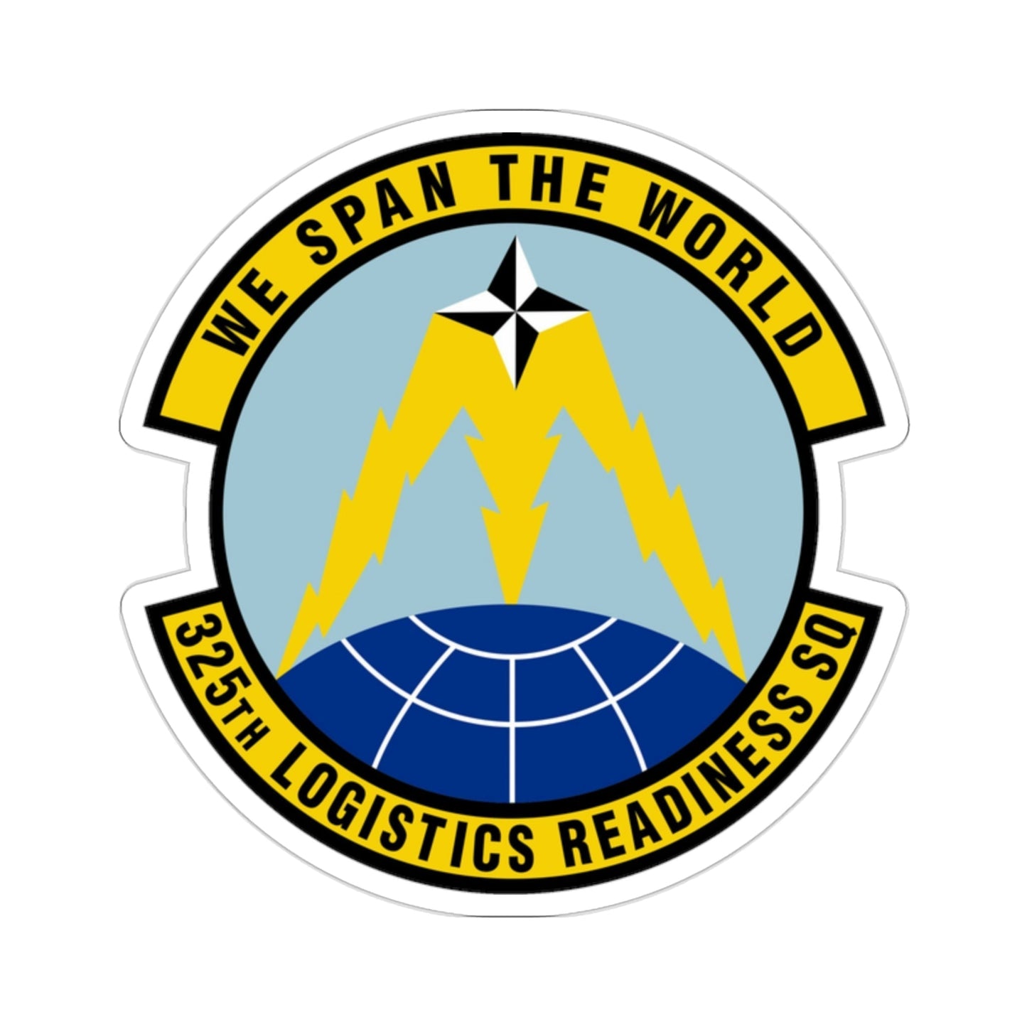 325 Logistics Readiness Squadron ACC (U.S. Air Force) STICKER Vinyl Die-Cut Decal-2 Inch-The Sticker Space