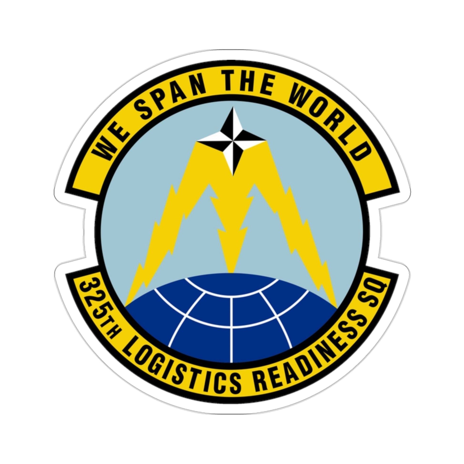 325 Logistics Readiness Squadron ACC (U.S. Air Force) STICKER Vinyl Die-Cut Decal-2 Inch-The Sticker Space