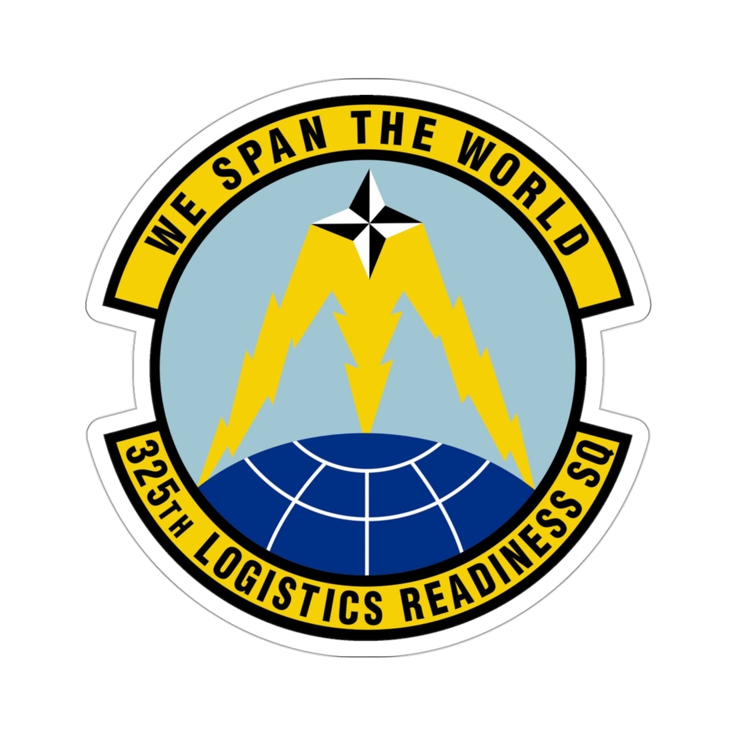 325 Logistics Readiness Squadron ACC (U.S. Air Force) STICKER Vinyl Die-Cut Decal-3 Inch-The Sticker Space