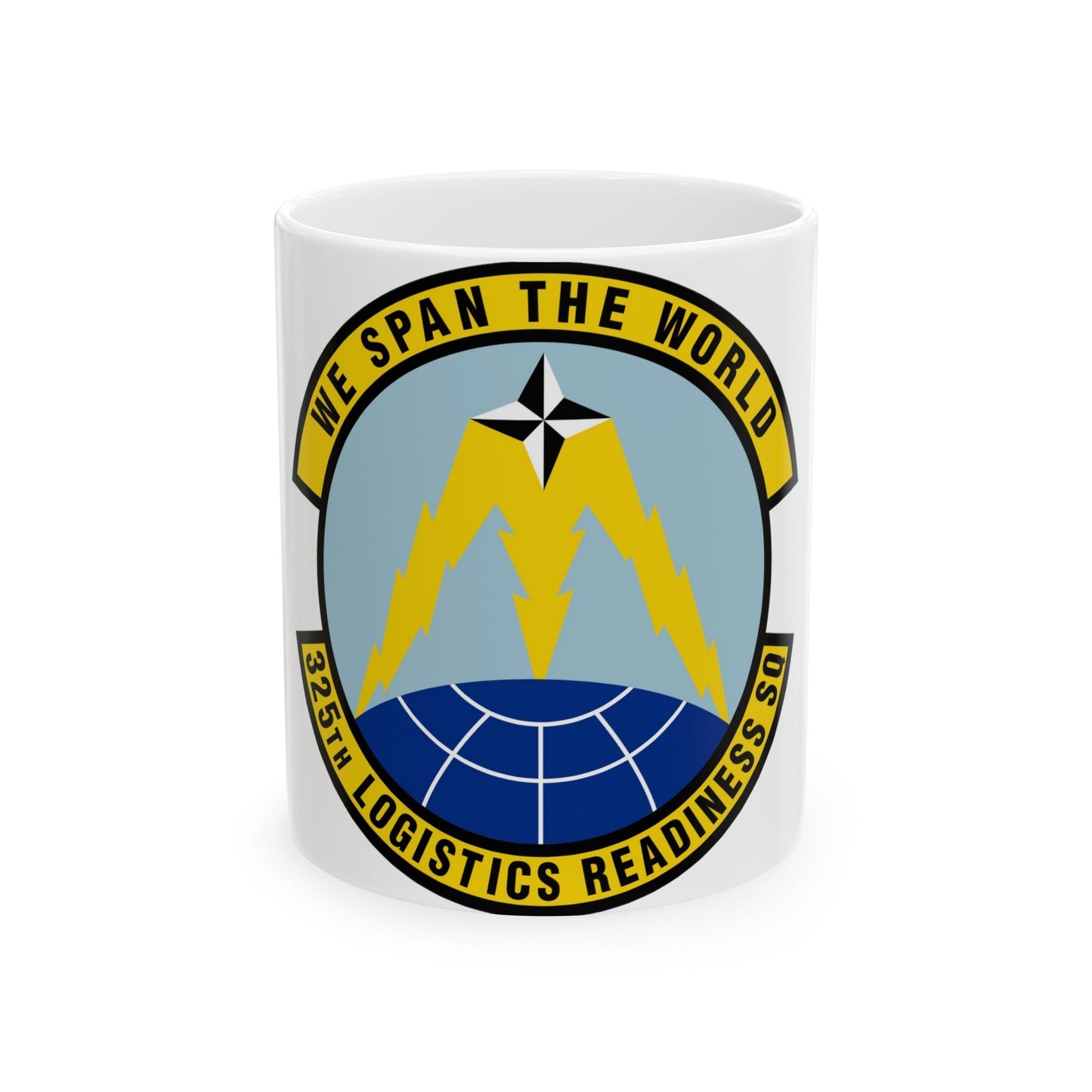 325 Logistics Readiness Squadron ACC (U.S. Air Force) White Coffee Mug-11oz-The Sticker Space