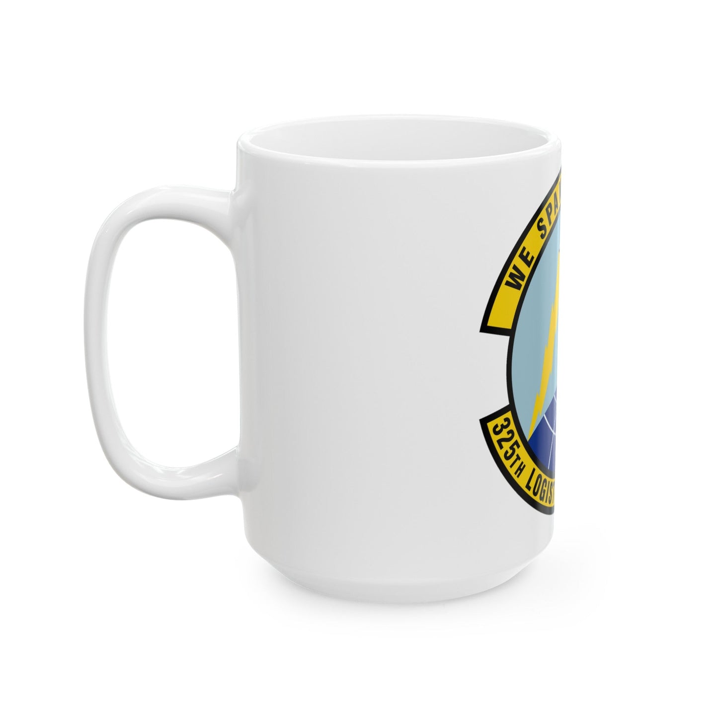 325 Logistics Readiness Squadron ACC (U.S. Air Force) White Coffee Mug-The Sticker Space