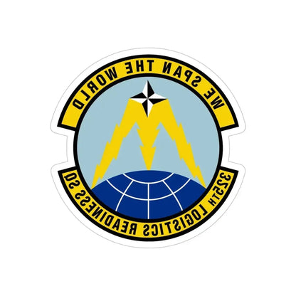 325 Logistics Readiness Squadron ACC (U.S. Air Force) REVERSE PRINT Transparent Die-Cut STICKER - The Sticker Space