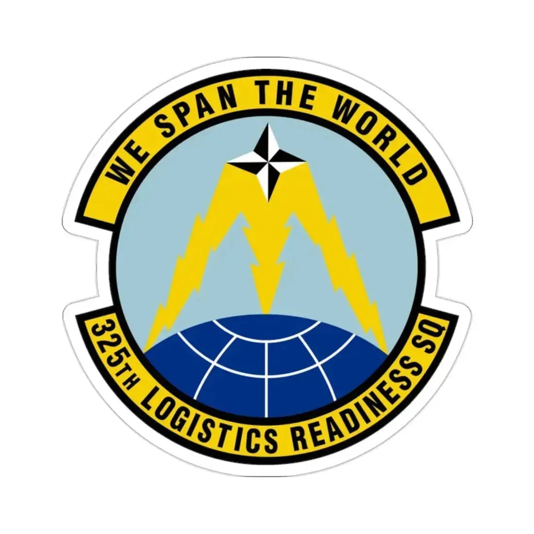 325 Logistics Readiness Squadron ACC (U.S. Air Force) STICKER Vinyl Die-Cut Decal 2 Inch - The Sticker Space