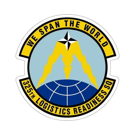 325 Logistics Readiness Squadron ACC (U.S. Air Force) STICKER Vinyl Die-Cut Decal 6 Inch - The Sticker Space