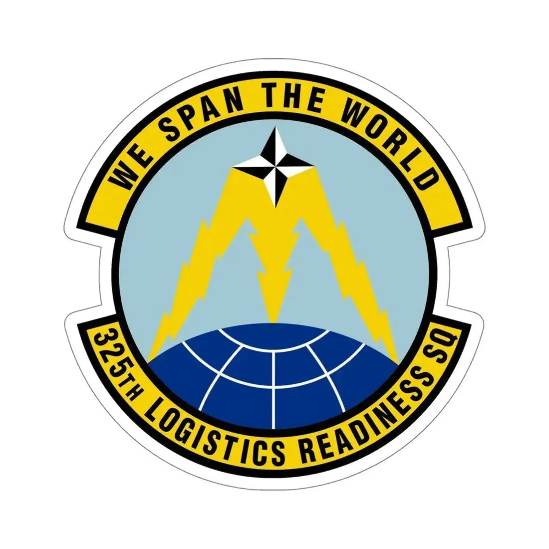 325 Logistics Readiness Squadron ACC (U.S. Air Force) STICKER Vinyl Die-Cut Decal - The Sticker Space
