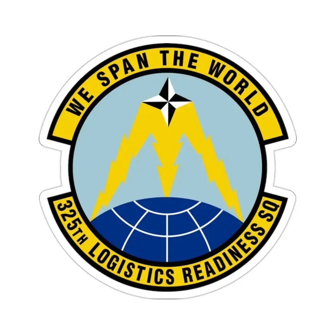 325 Logistics Readiness Squadron ACC (U.S. Air Force) STICKER Vinyl Die-Cut Decal - The Sticker Space