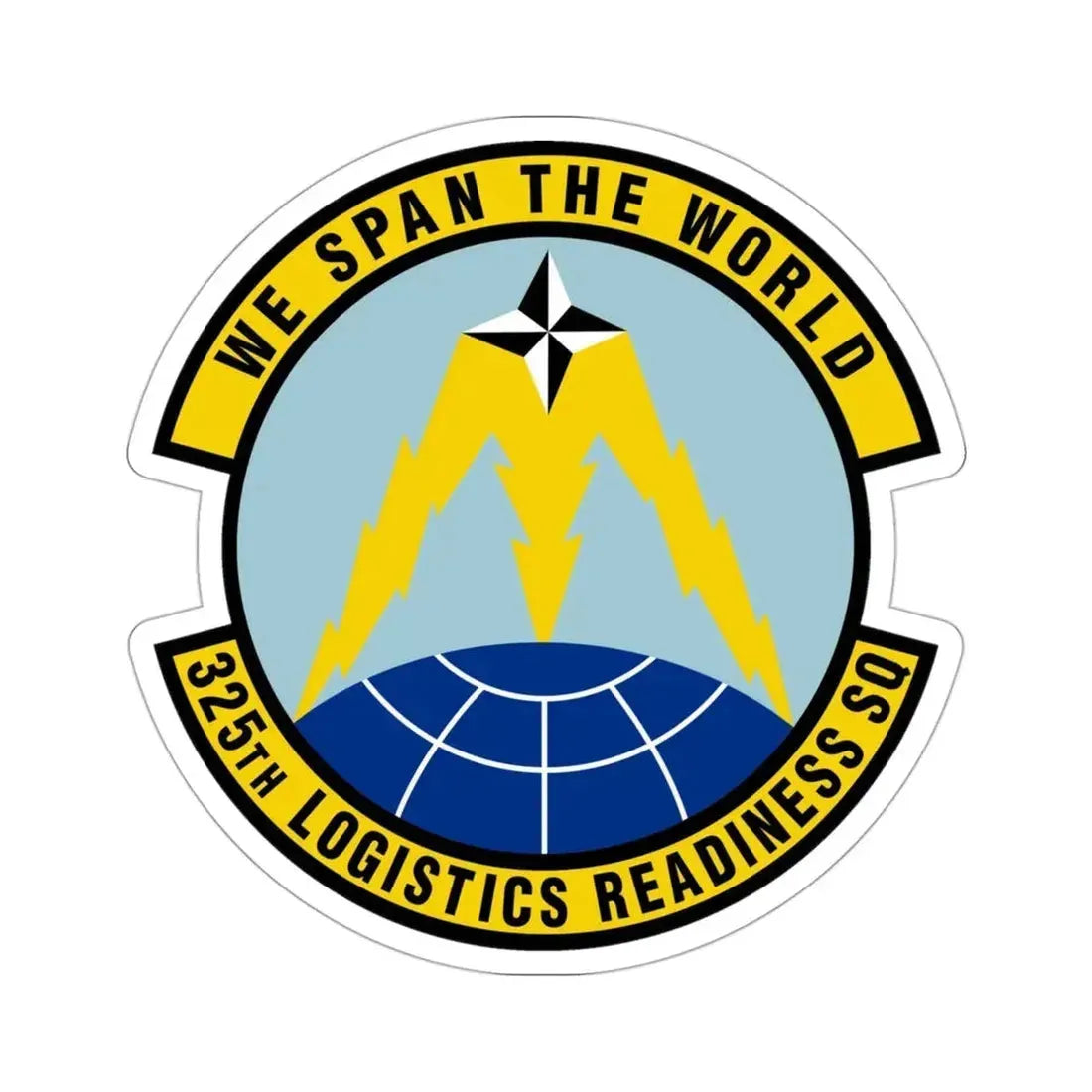 325 Logistics Readiness Squadron ACC (U.S. Air Force) STICKER Vinyl Die-Cut Decal - The Sticker Space