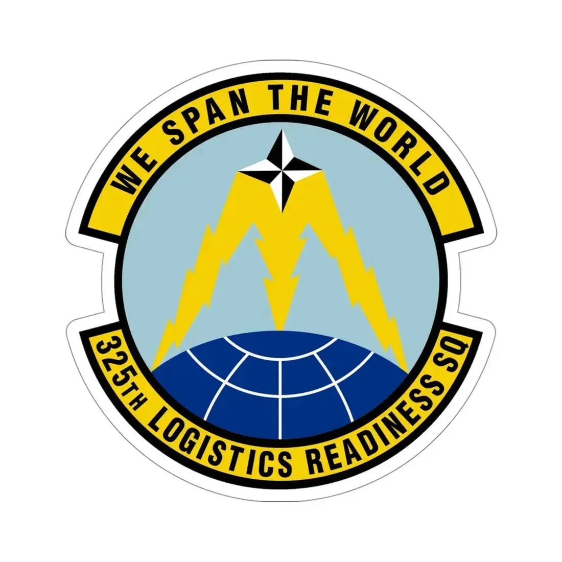 325 Logistics Readiness Squadron ACC (U.S. Air Force) STICKER Vinyl Die-Cut Decal - The Sticker Space