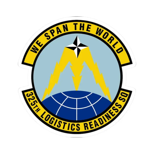 325 Logistics Readiness Squadron ACC (U.S. Air Force) STICKER Vinyl Kiss-Cut Decal 2 Inch White - The Sticker Space