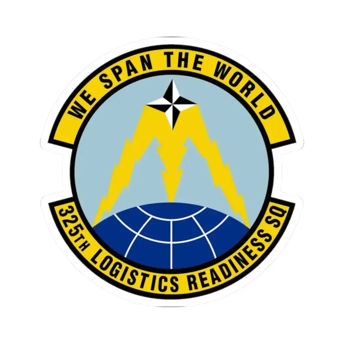 325 Logistics Readiness Squadron ACC (U.S. Air Force) STICKER Vinyl Kiss-Cut Decal - The Sticker Space