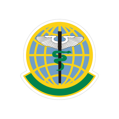 325 Medical Operations Squadron ACC (U.S. Air Force) REVERSE PRINT Transparent STICKER-6" × 6"-The Sticker Space