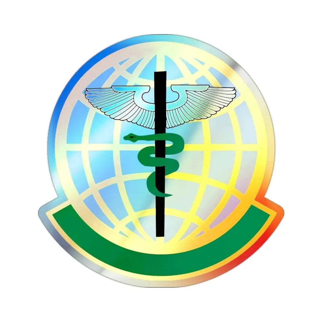 325 Medical Operations Squadron ACC (U.S. Air Force) Holographic STICKER Die-Cut Vinyl Decal - The Sticker Space