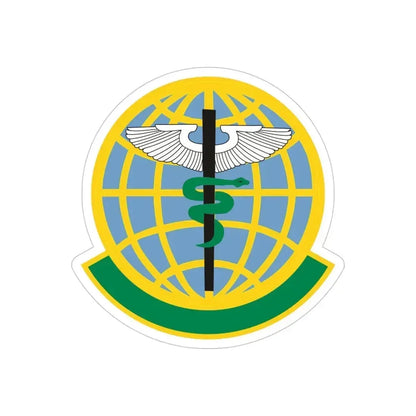 325 Medical Operations Squadron ACC (U.S. Air Force) REVERSE PRINT Transparent Die-Cut STICKER 5 Inch Die-Cut Transparent - The Sticker Space