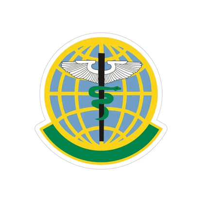 325 Medical Operations Squadron ACC (U.S. Air Force) REVERSE PRINT Transparent Die-Cut STICKER 6 Inch Die-Cut Transparent - The Sticker Space