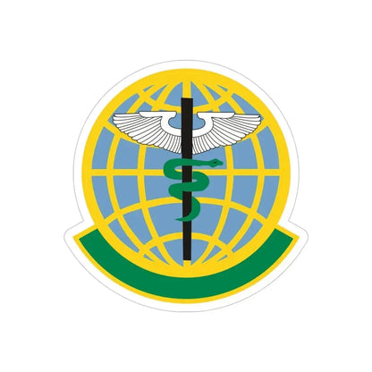 325 Medical Operations Squadron ACC (U.S. Air Force) REVERSE PRINT Transparent Die-Cut STICKER - The Sticker Space