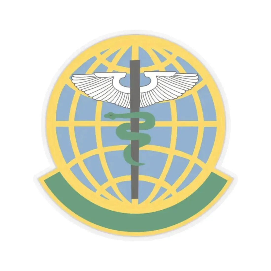 325 Medical Operations Squadron ACC (U.S. Air Force) STICKER Vinyl Kiss-Cut Decal 2 Inch Transparent - The Sticker Space
