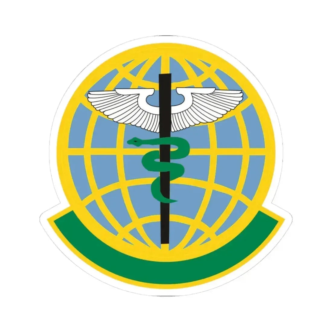 325 Medical Operations Squadron ACC (U.S. Air Force) STICKER Vinyl Kiss-Cut Decal 3 Inch White - The Sticker Space