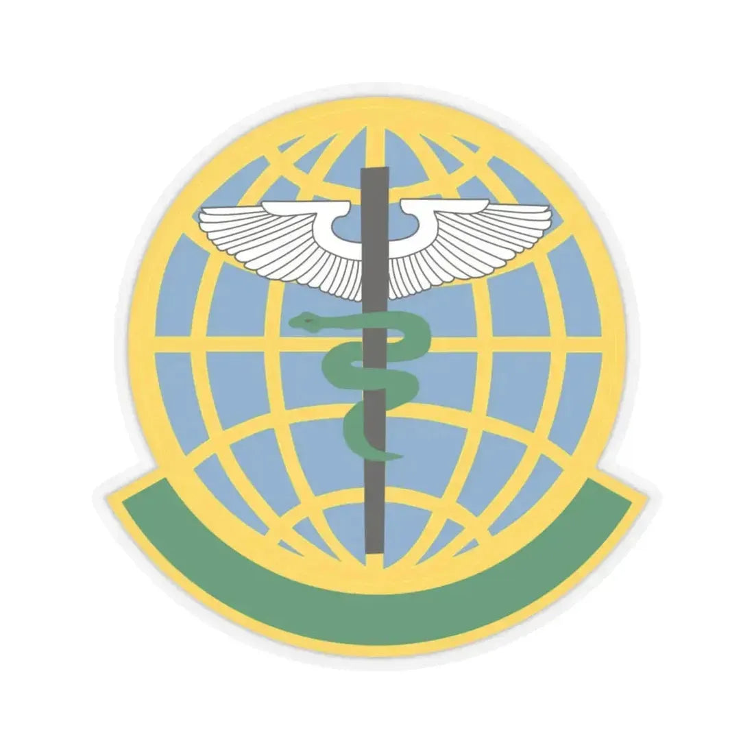 325 Medical Operations Squadron ACC (U.S. Air Force) STICKER Vinyl Kiss-Cut Decal 6 Inch Transparent - The Sticker Space