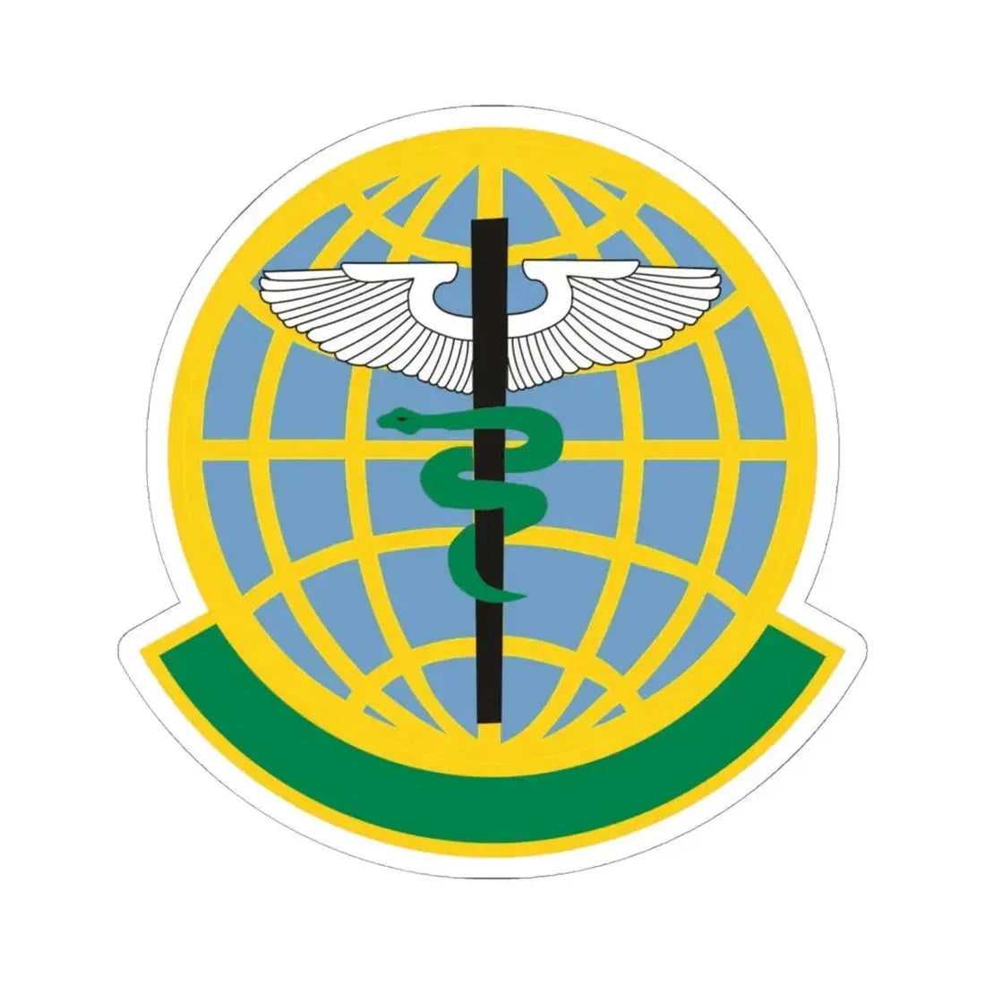 325 Medical Operations Squadron ACC (U.S. Air Force) STICKER Vinyl Kiss-Cut Decal 6 Inch White - The Sticker Space