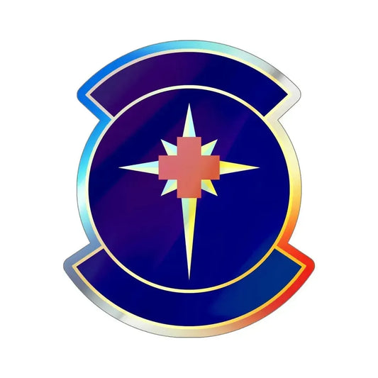 325 Medical Support Squadron ACC (U.S. Air Force) Holographic STICKER Die-Cut Vinyl Decal 6 Inch Holographic - The Sticker Space