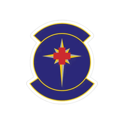 325 Medical Support Squadron ACC (U.S. Air Force) REVERSE PRINT Transparent Die-Cut STICKER 2 Inch Die-Cut Transparent - The Sticker Space