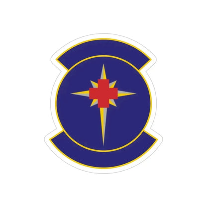 325 Medical Support Squadron ACC (U.S. Air Force) REVERSE PRINT Transparent Die-Cut STICKER 6 Inch Die-Cut Transparent - The Sticker Space