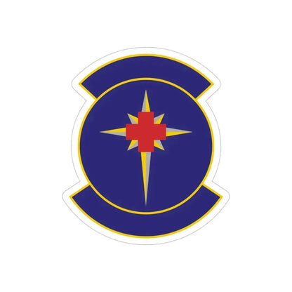 325 Medical Support Squadron ACC (U.S. Air Force) REVERSE PRINT Transparent Die-Cut STICKER - The Sticker Space