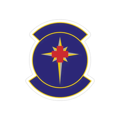 325 Medical Support Squadron ACC (U.S. Air Force) REVERSE PRINT Transparent Die-Cut STICKER - The Sticker Space