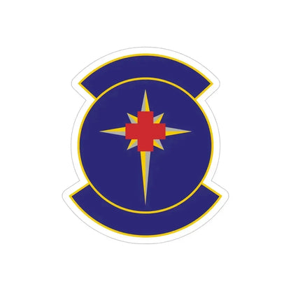 325 Medical Support Squadron ACC (U.S. Air Force) REVERSE PRINT Transparent Die-Cut STICKER - The Sticker Space