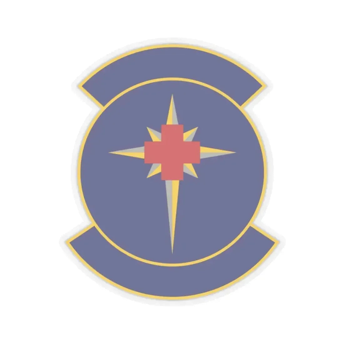 325 Medical Support Squadron ACC (U.S. Air Force) STICKER Vinyl Kiss-Cut Decal 2 Inch Transparent - The Sticker Space